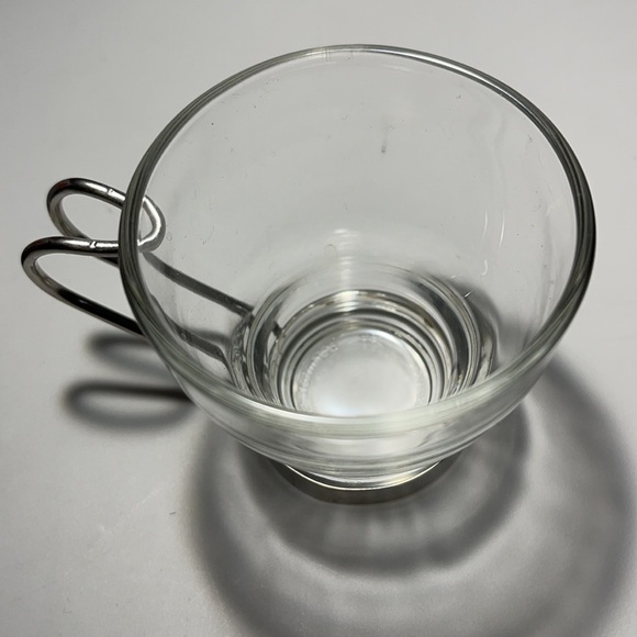 Bormioli Rocco Verdi Espresso Cup W/ Stainless Steel Handle Set of 4 Gift Boxed - Picture 12 of 14